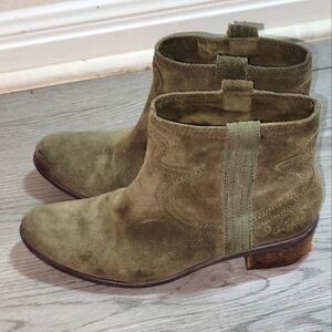 Lucky brand suede booties